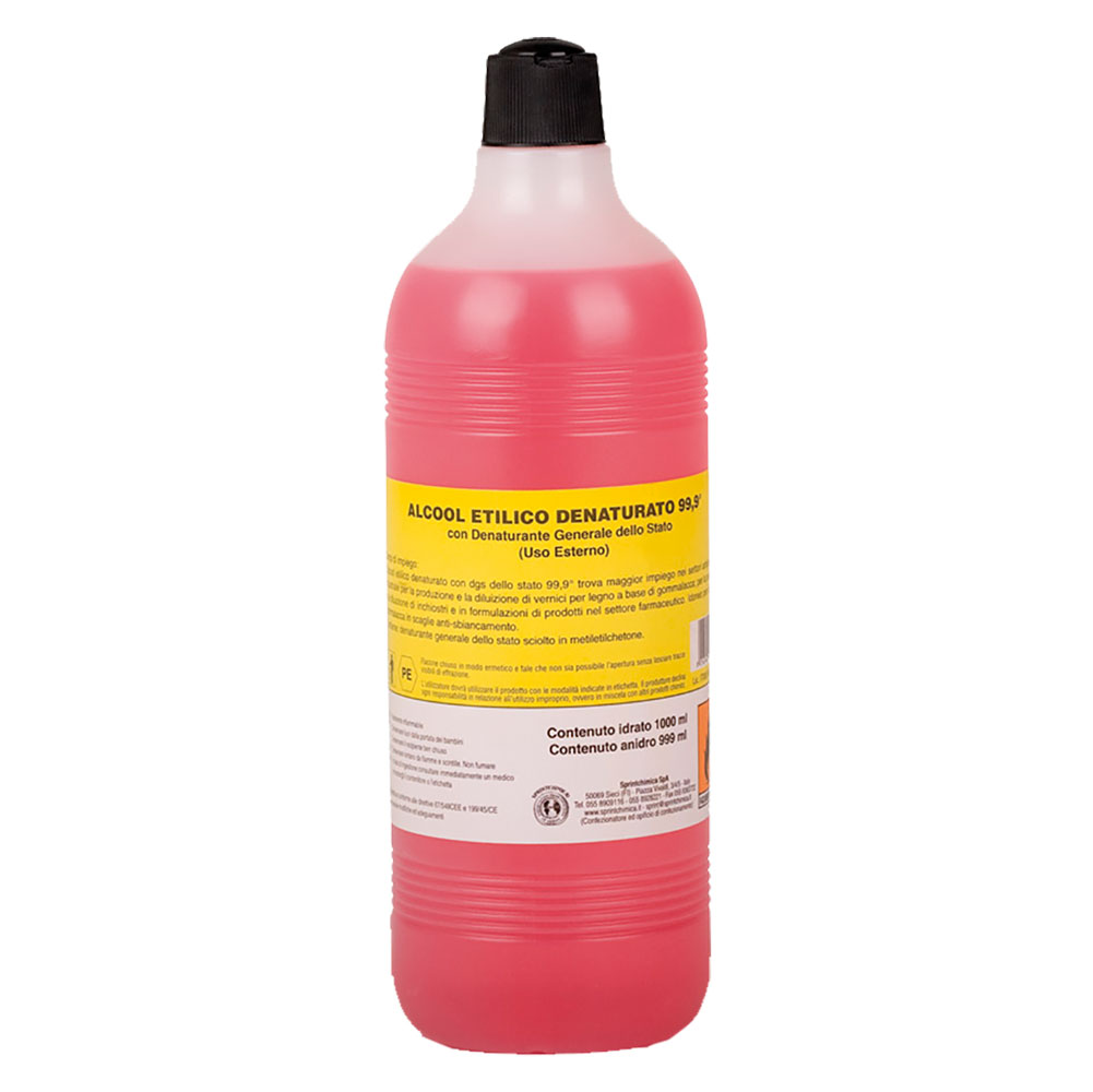 Alcool etilico denaturato 99,9% vol. – lt. 1 Sprintchimica