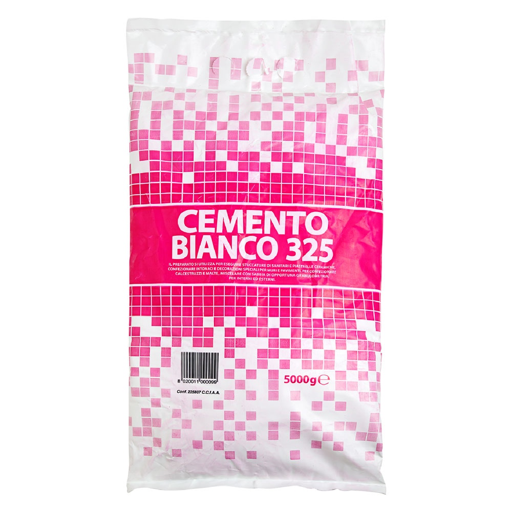 Cemento bianco in polvere kg. 5 – busta Senza marca