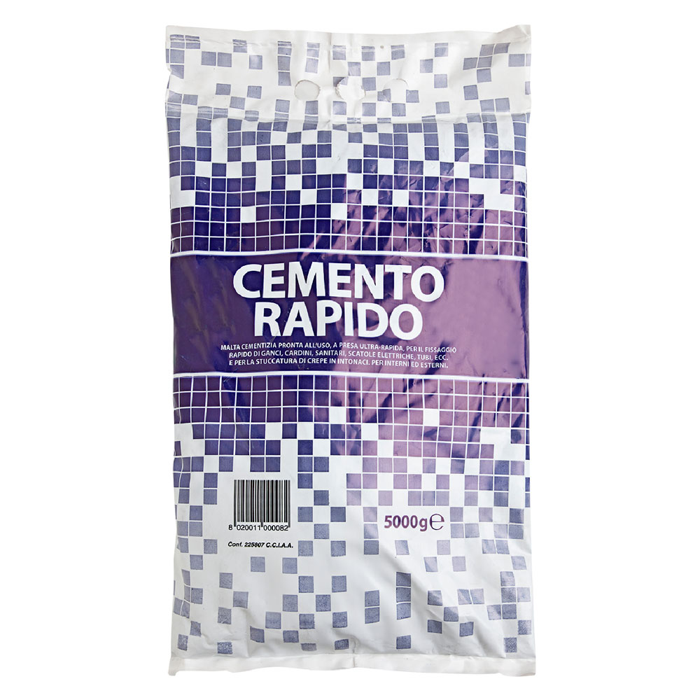 Cemento rapido in polvere kg. 5 – in busta Senza marca