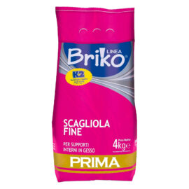 Scagliola fine in polvere 'briko k2' kg. 4 - sacchetta K2