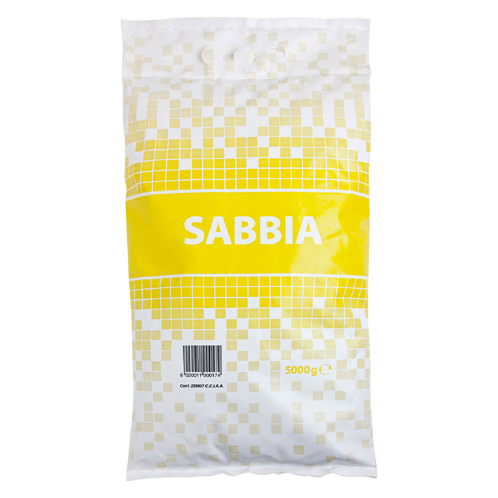 Sabbia quarzifera kg. 5 – busta Senza marca