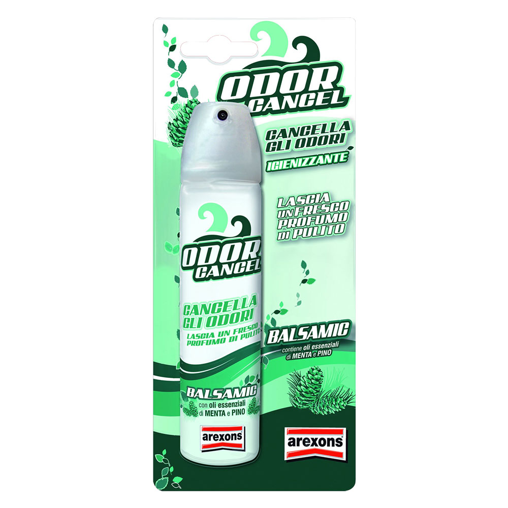 Igienizzante spray per auto ‘odor cancel’ fragranza balsamic Arexons