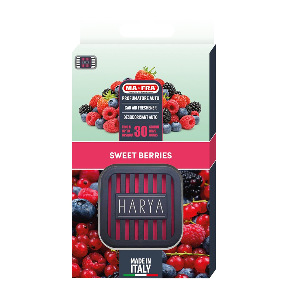 Profumatore per auto ‘harya’ ‘sweet berries’ – profumo fruttato dolce Ma-fra