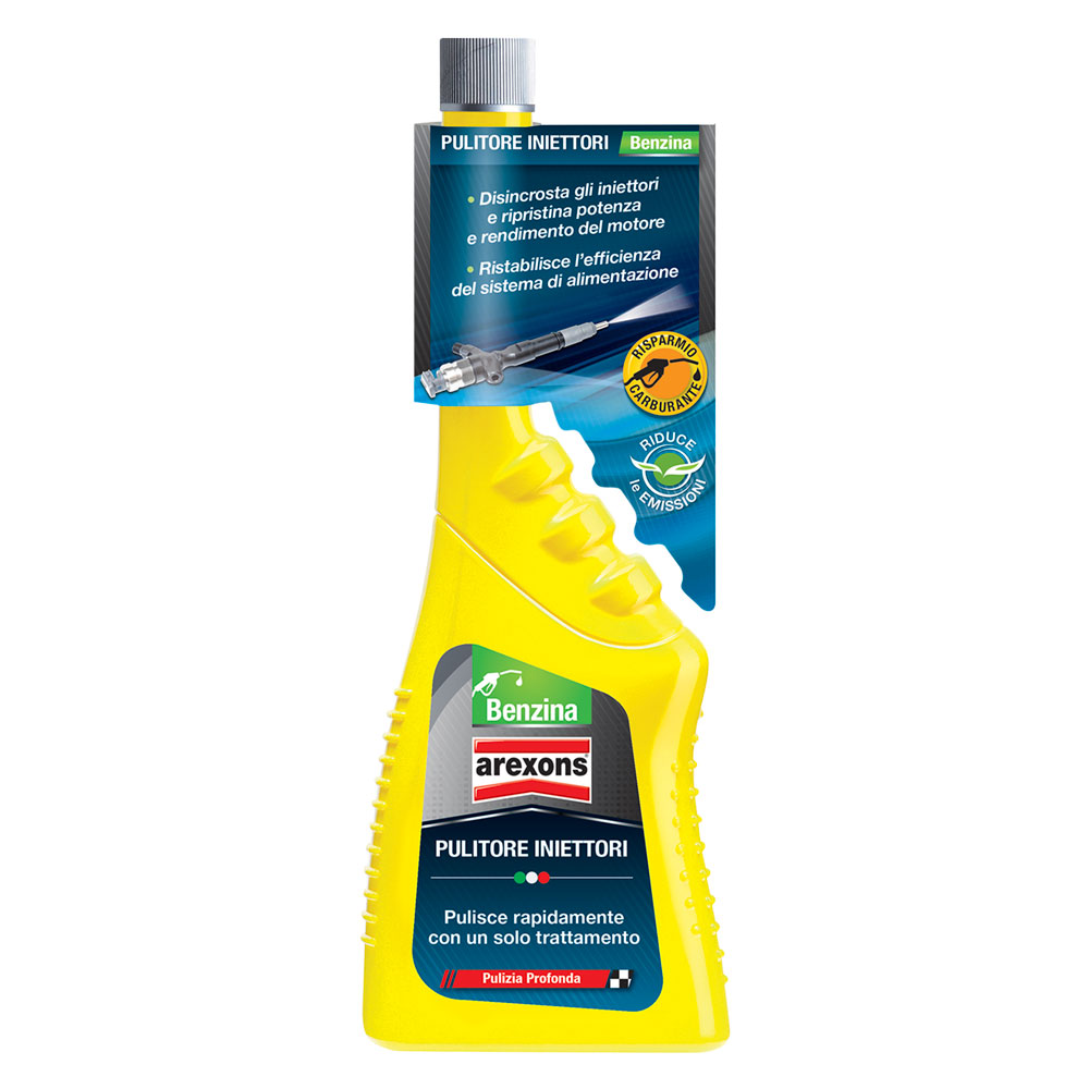 Liquido pulitore per iniettori ml.250 – per motori benzina Arexons