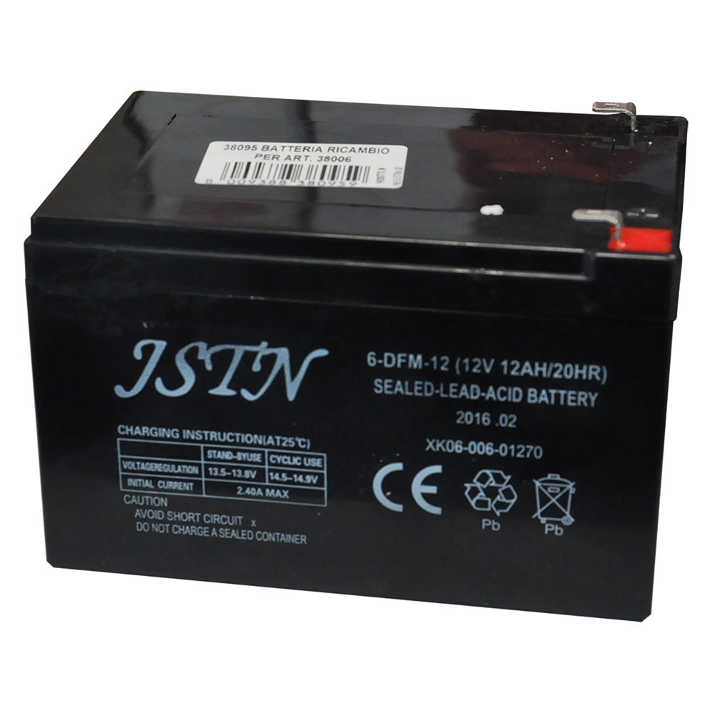 Batteria ricambio mm.151x65xh.100 – 12v 10ah – piombo Lif