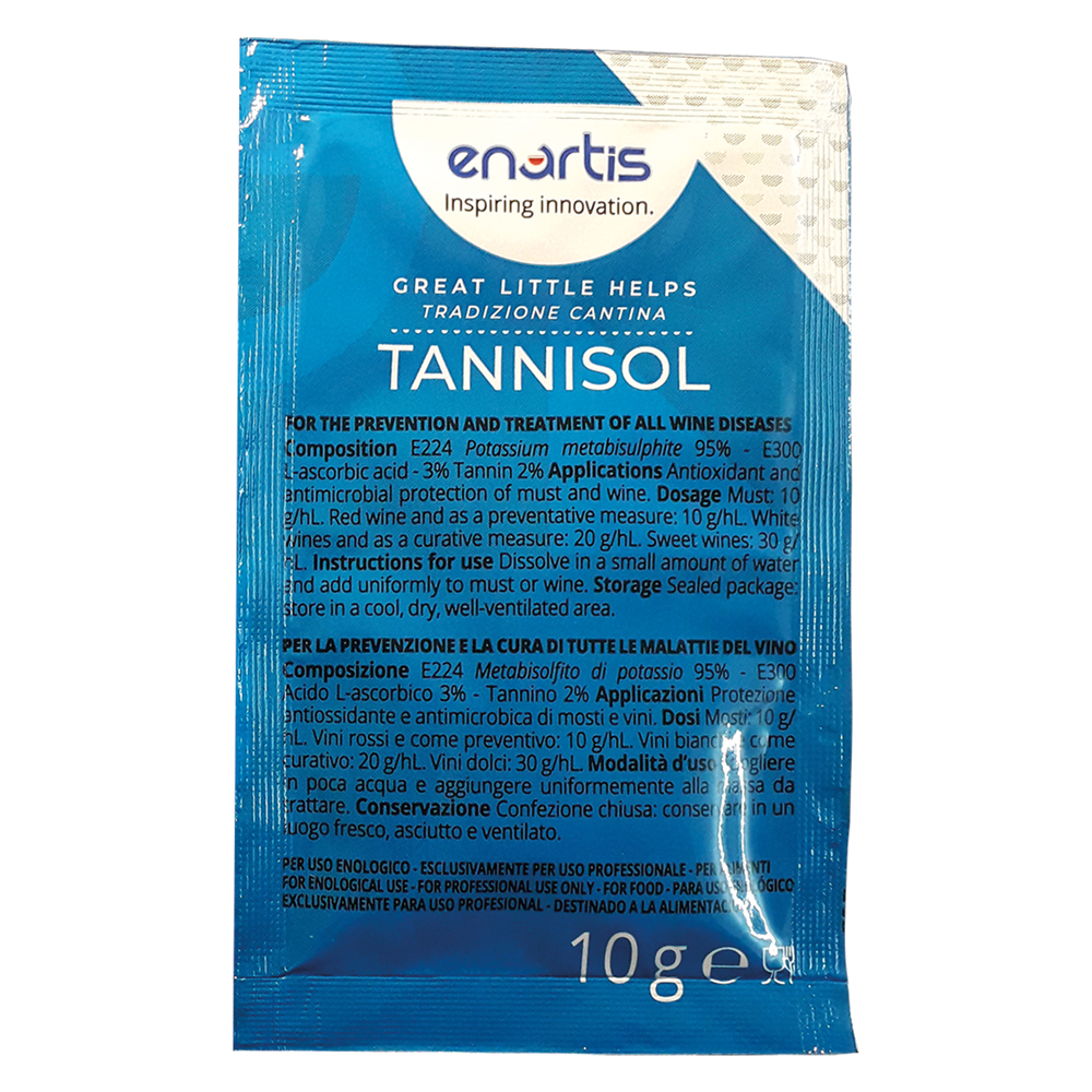Solfotannico tannisol polvere gr. 1000 Enartis