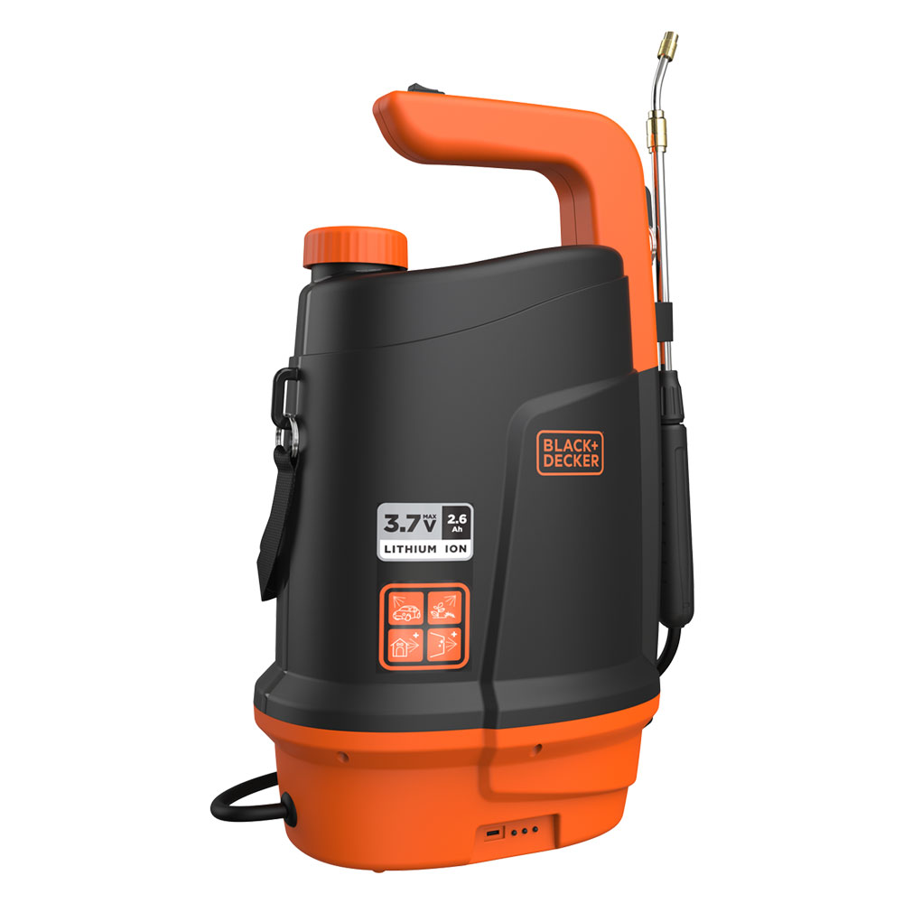 Pompa irroratrice a batteria ‘bxspbs05e’ lt 5 – 3,7 vdc 2,6 ah Black decker