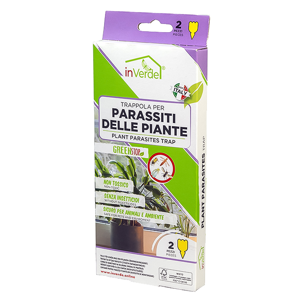 Trappola parassiti delle piante 2 pezzi In verde