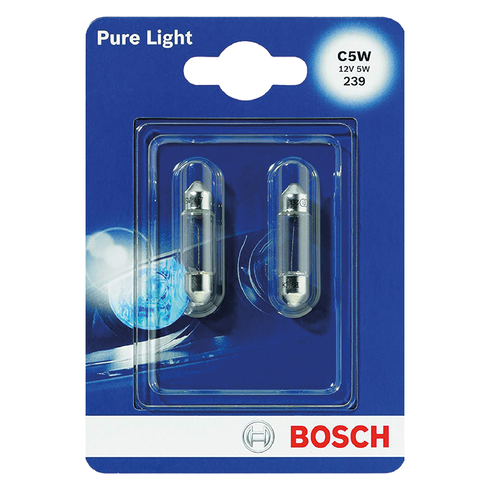 Lampadina luce targa attacco sv8,5-8 – 2 pezzi Bosch