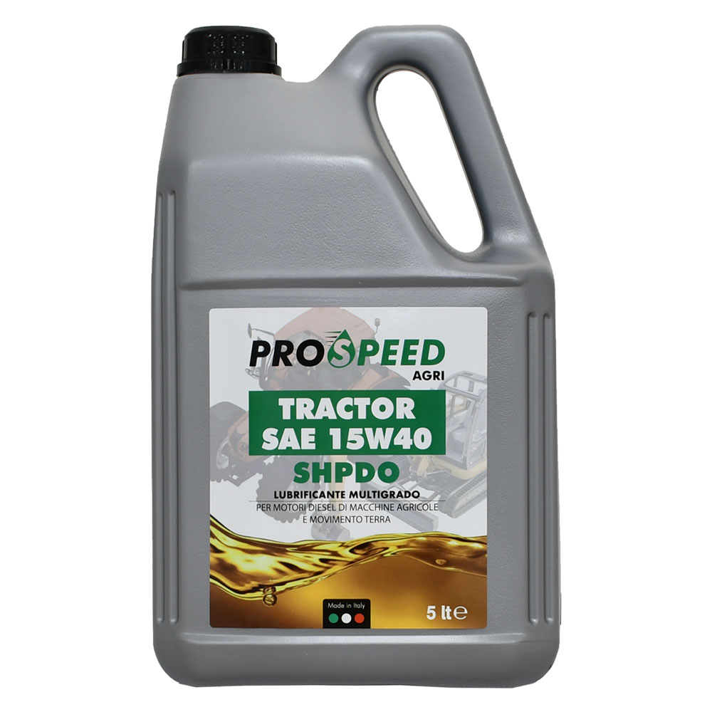 Olio lubrificante per macchine agricole ‘tractor’ 15w40 – tipo shpdo Prospeed