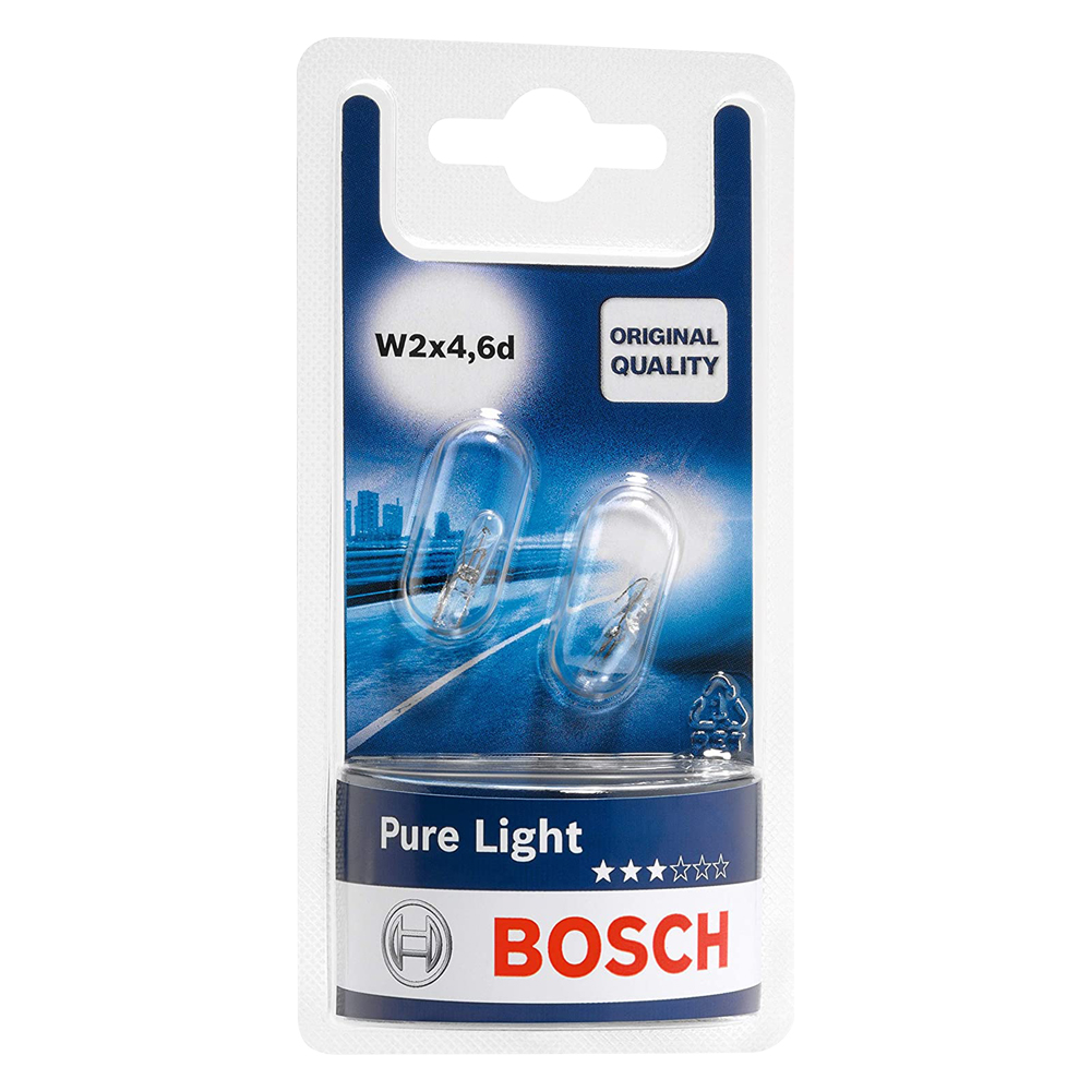 Lampadina per cruscotto auto w1 – 12 v – 2 w – 2 pezzi Bosch
