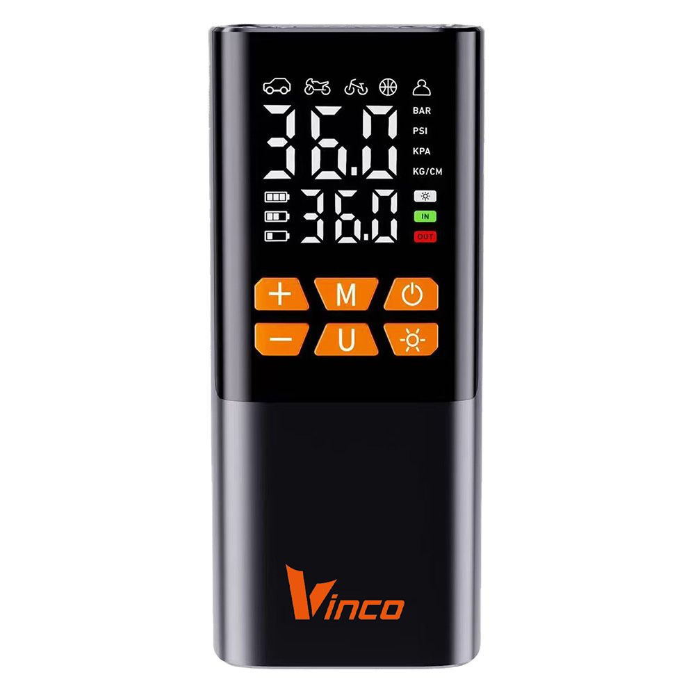 Compressore portatile per automobile  ‘ly-663’ 60 w – 10,3 bar Vinco
