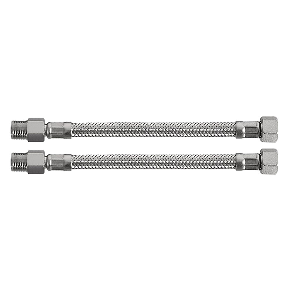 Flessibile per monocomando cm 30 – 1/2 m x 3/8 f maschio prolungato – pz.2 Blister koncreto