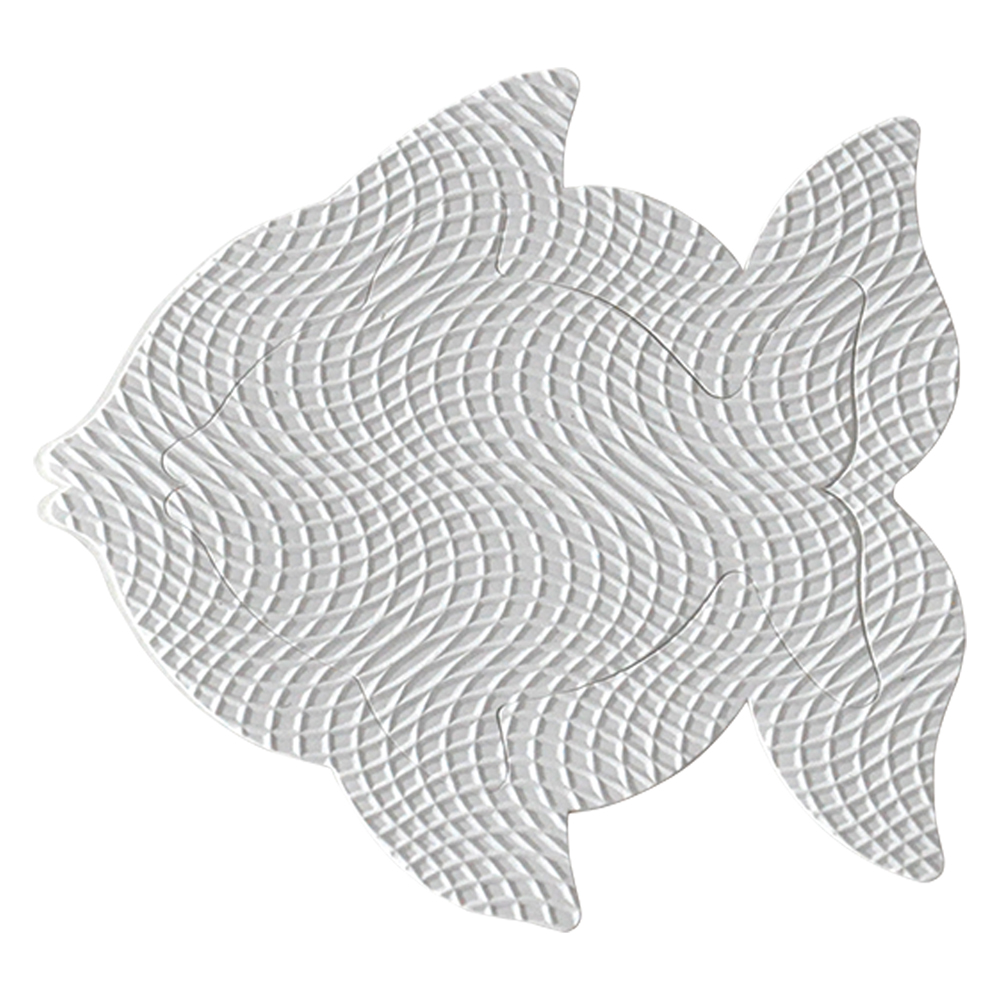 Tappeto antiscivolo ‘fish’ 8 pz Blister koncreto