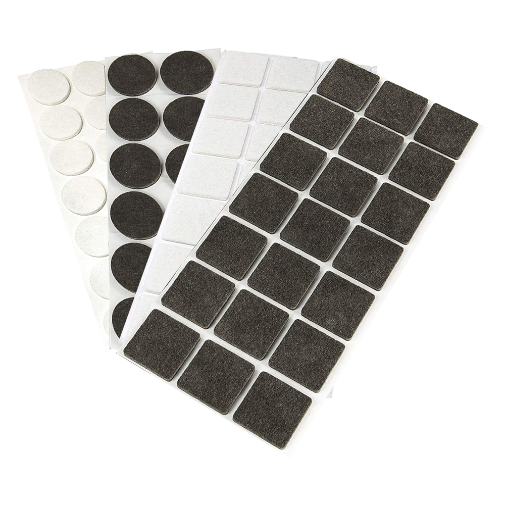 Sottosedia autoadesivo 20 x 20 – pz 10 bianco Blister koncreto