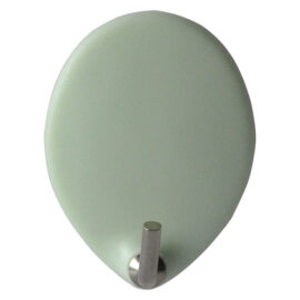 Appenditutto ovale con perno 1 posto - pz. 2 Blister koncreto