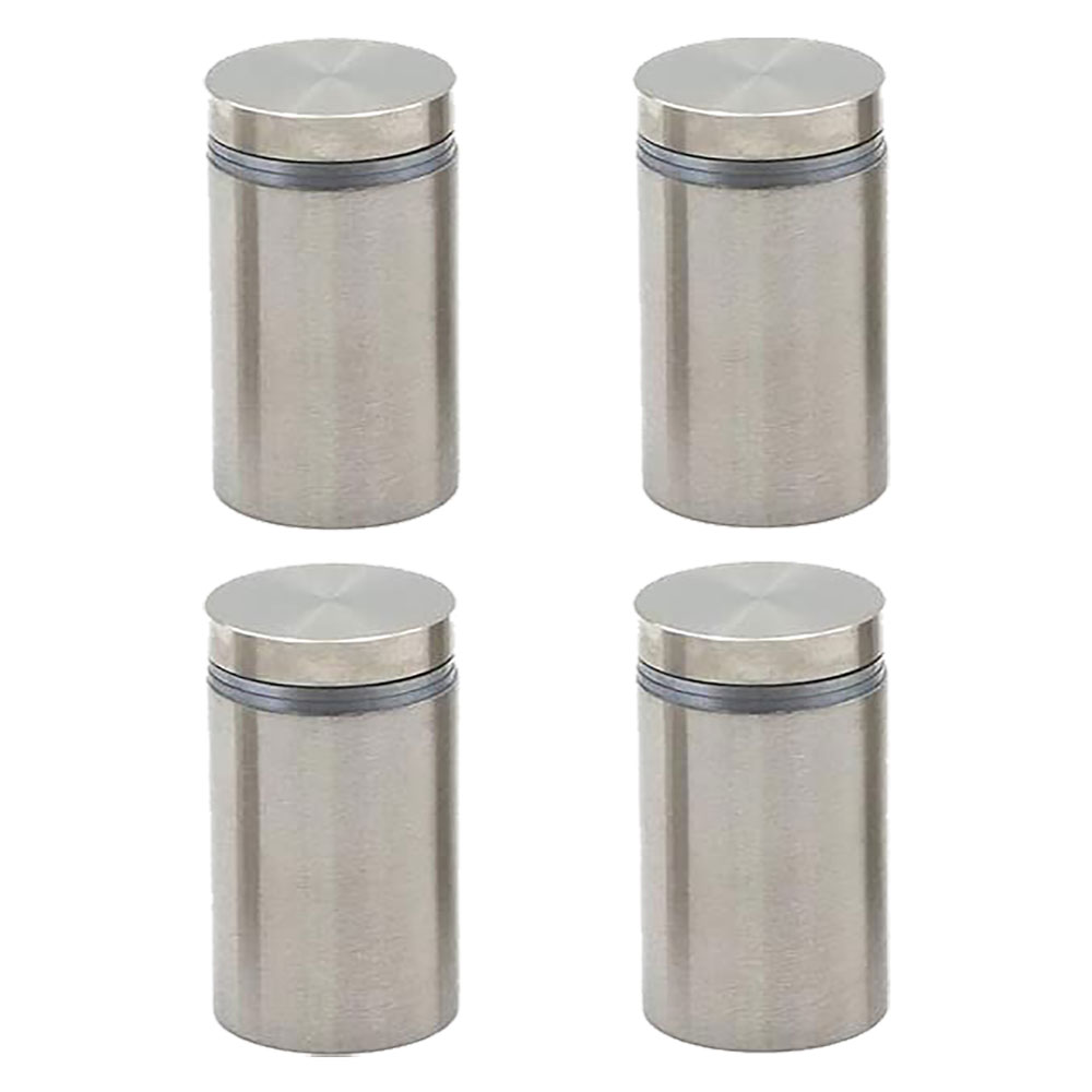 Distanziali inox per targhe Ø 18 mm – pz 4 Blister koncreto