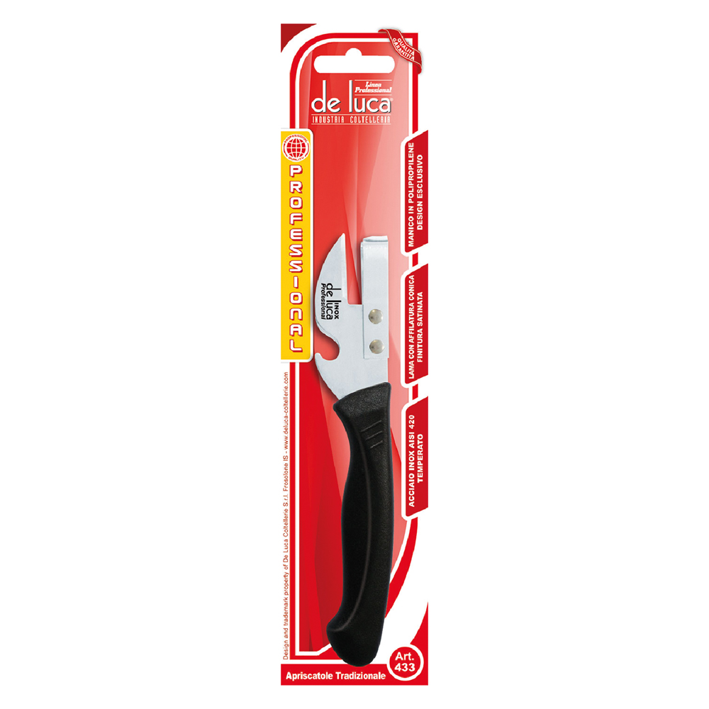 Apriscatole linea ‘professional’ art. 433 De luca