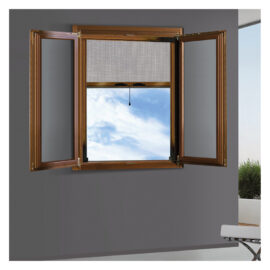 Zanzariera a rullo verticale per finestra cm 140 x 170 - bianco Kasart
