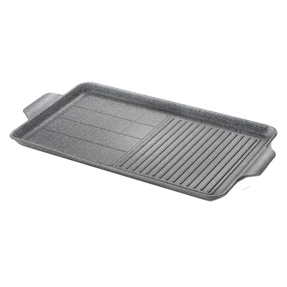 Piastra grill ‘cuore di pietra’ cm. 50 x 30 Accademiamugnano
