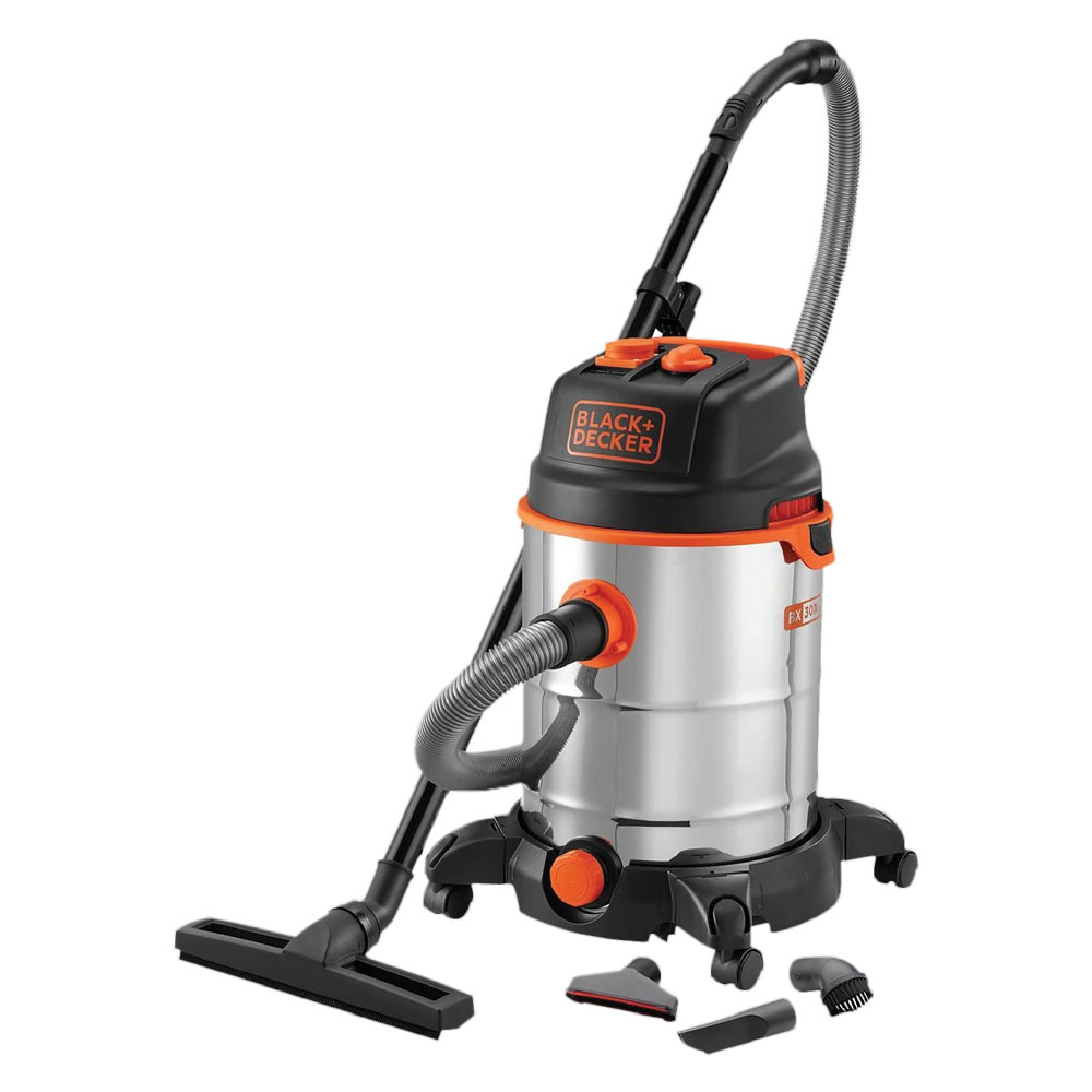 Bidone aspiratutto inox ‘bxvc30xde’ lt. 30 – 1600 w Black decker