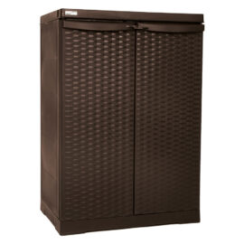 Armadio basso 'rattan wenge' cm l 65x p 45x h 91 Trioplast