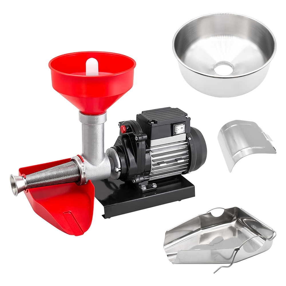 Motoriduttore con spremipomodoro serie ‘20800’ 20810n – n. 3 – 450 w – accessori inox omaggio Reber
