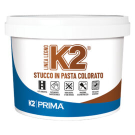 Stucco in pasta colorato 'k2' kg 0,5 pino K2