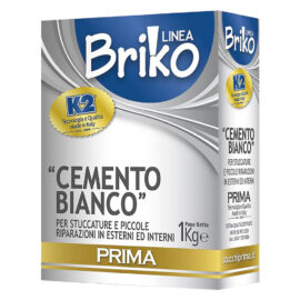 Cemento bianco in polvere 'briko k2' kg. 4 - sacchetta K2