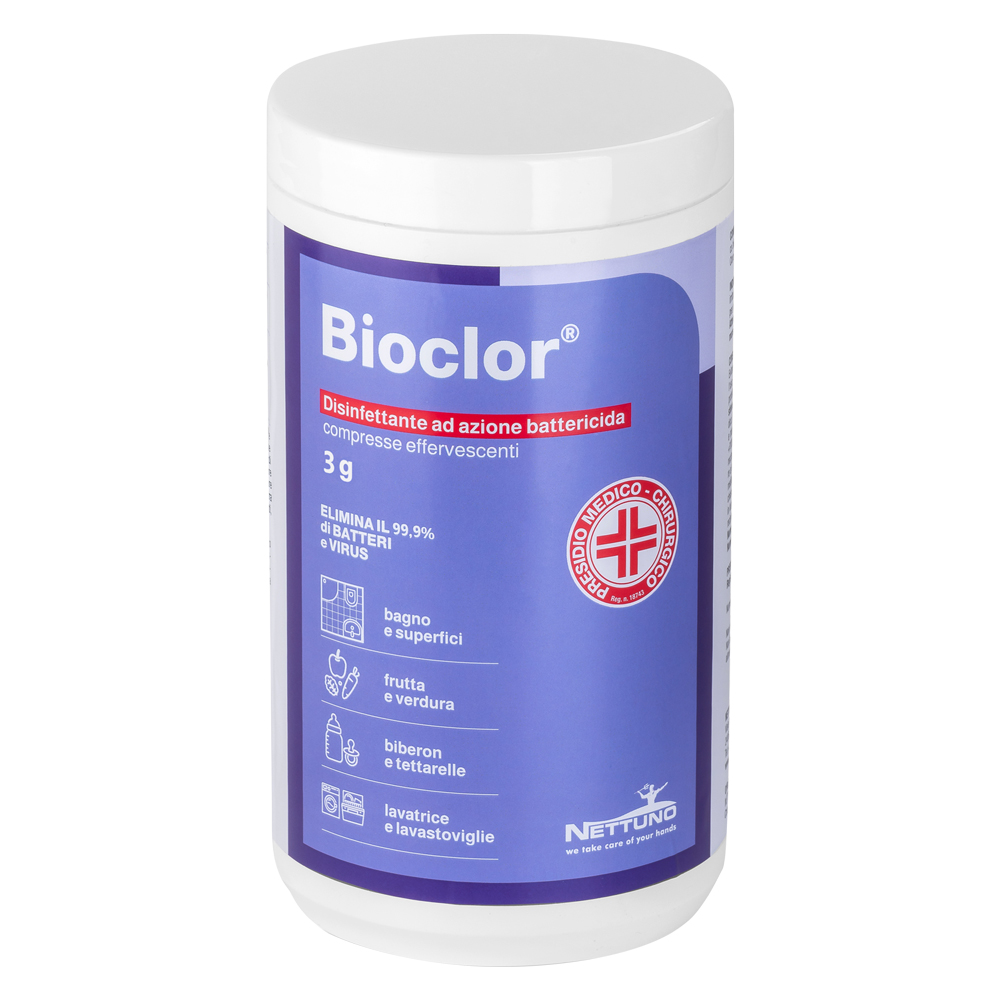 Disinfettante cloroattivo ‘bioclor’ gr 500 Nettuno