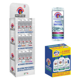 Espositore detergenti 'chanteclair professional' 48 pz da 700 ml cad. - con omaggi Chanteclair
