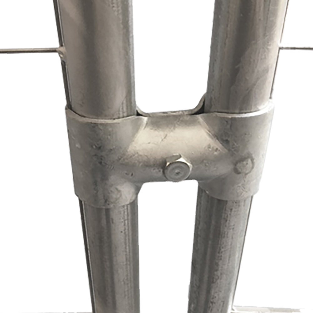 Morsetto blocca tubo zincato Metallurgica irpina