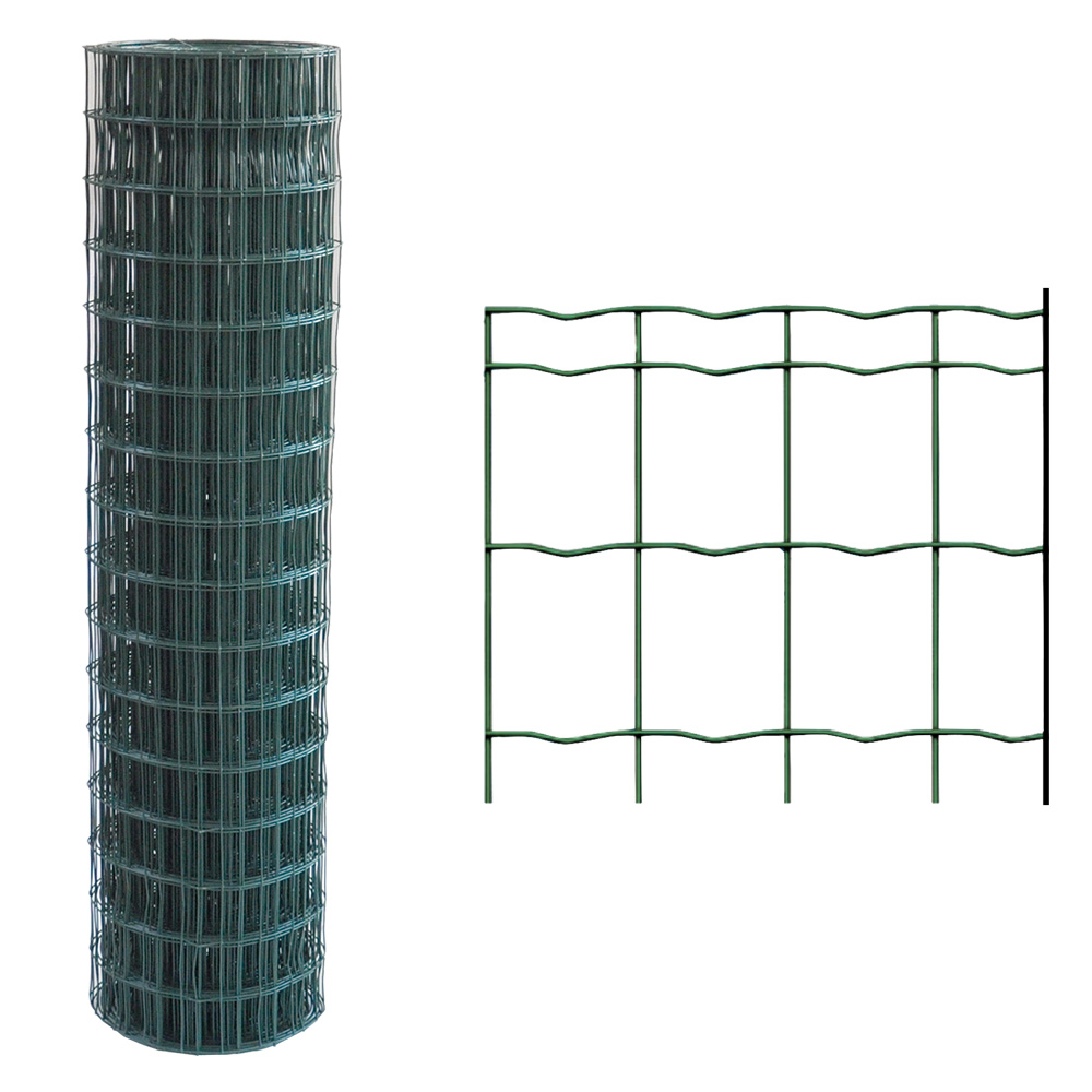 Rete elettrosaldata plastificata 76,2 x 63,5 filo Ø mm. 1,6/2 – h. cm 150 x mt. 25 Sidex