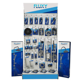 Espositore da terra 'fluxy' cm 100 x 50 x h.200 Fluxy