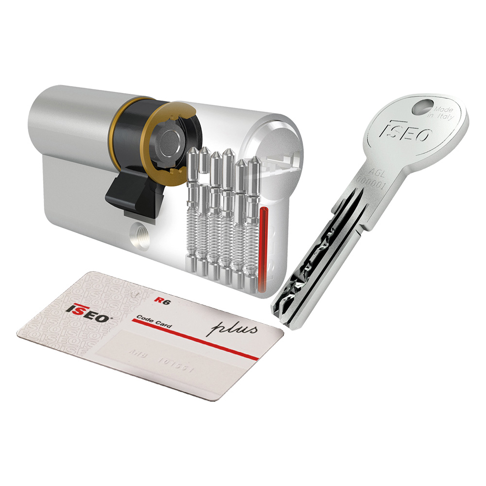 Cilindro sagomato 'r6 plus' mm 40+10+40 = 90 (45+45) Iseo