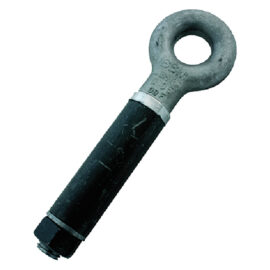Occhione girevole per timone kg 6000 (massa trainabile) - lungh. cm 27 foro mm 45 Senza marca