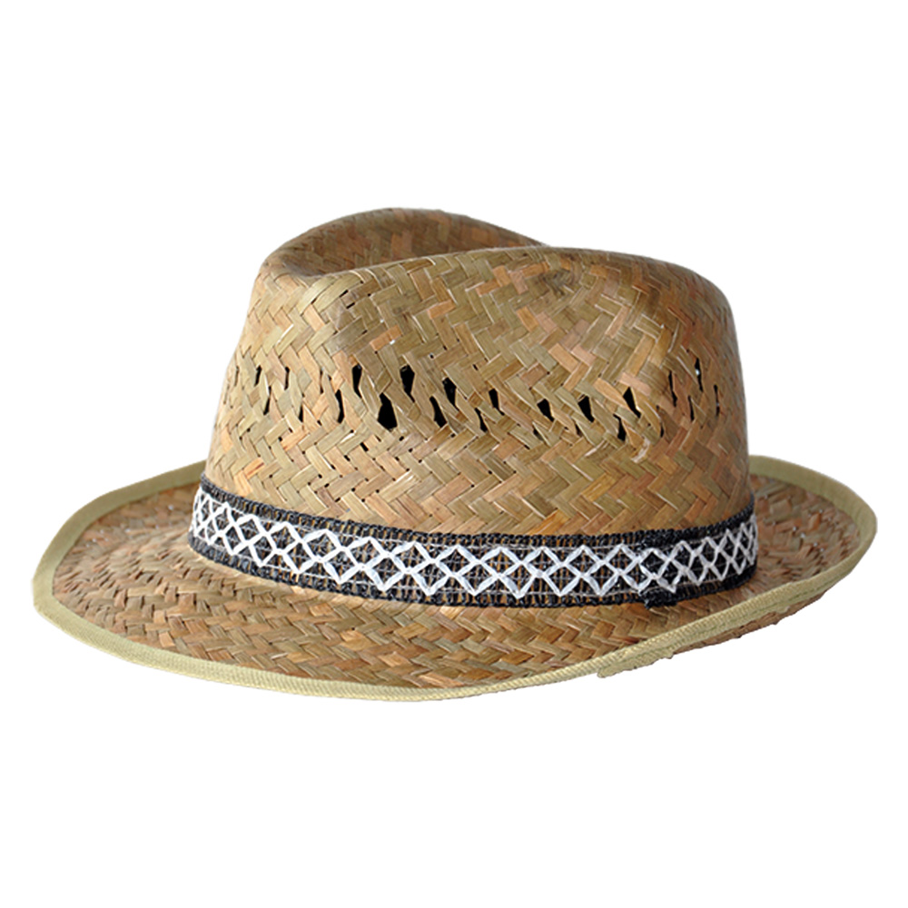 Cappello in paglia ‘alpino’ taglia 56 Made in italy
