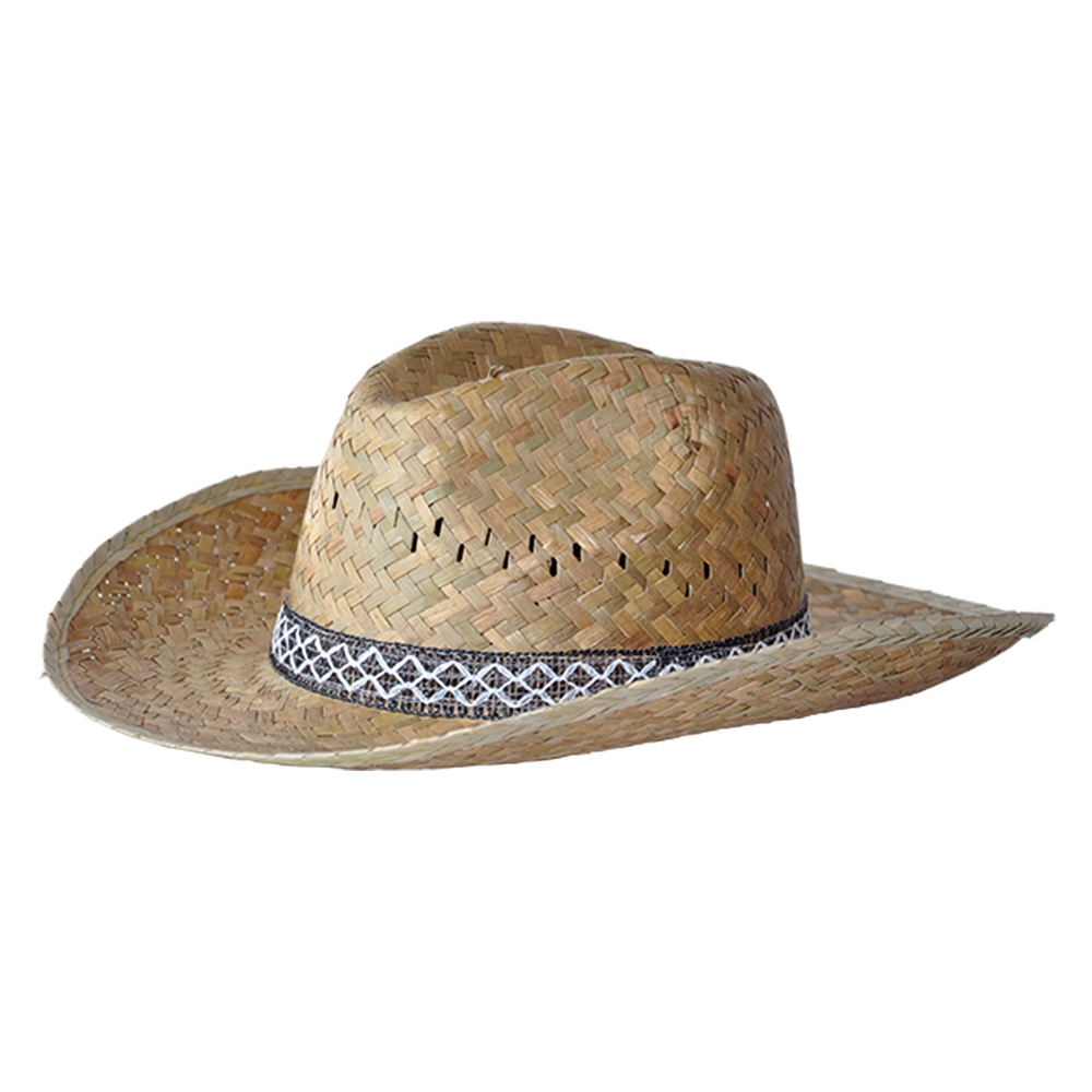 Cappello in paglia ‘cowboy’ 12 pz a taglie miste 56-58-60 Made in italy