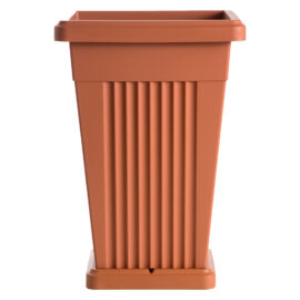 Vaso 'piramide' cm 40 x 40 x h 59 lt. 50 terracotta Bama