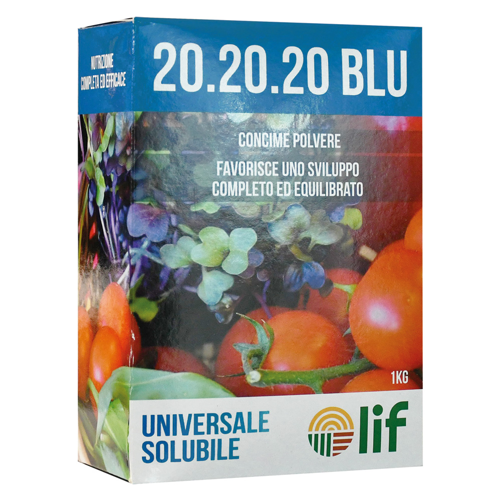 Concime polvere solubile ‘universale’ 20-20-20 kg. 1 Lif