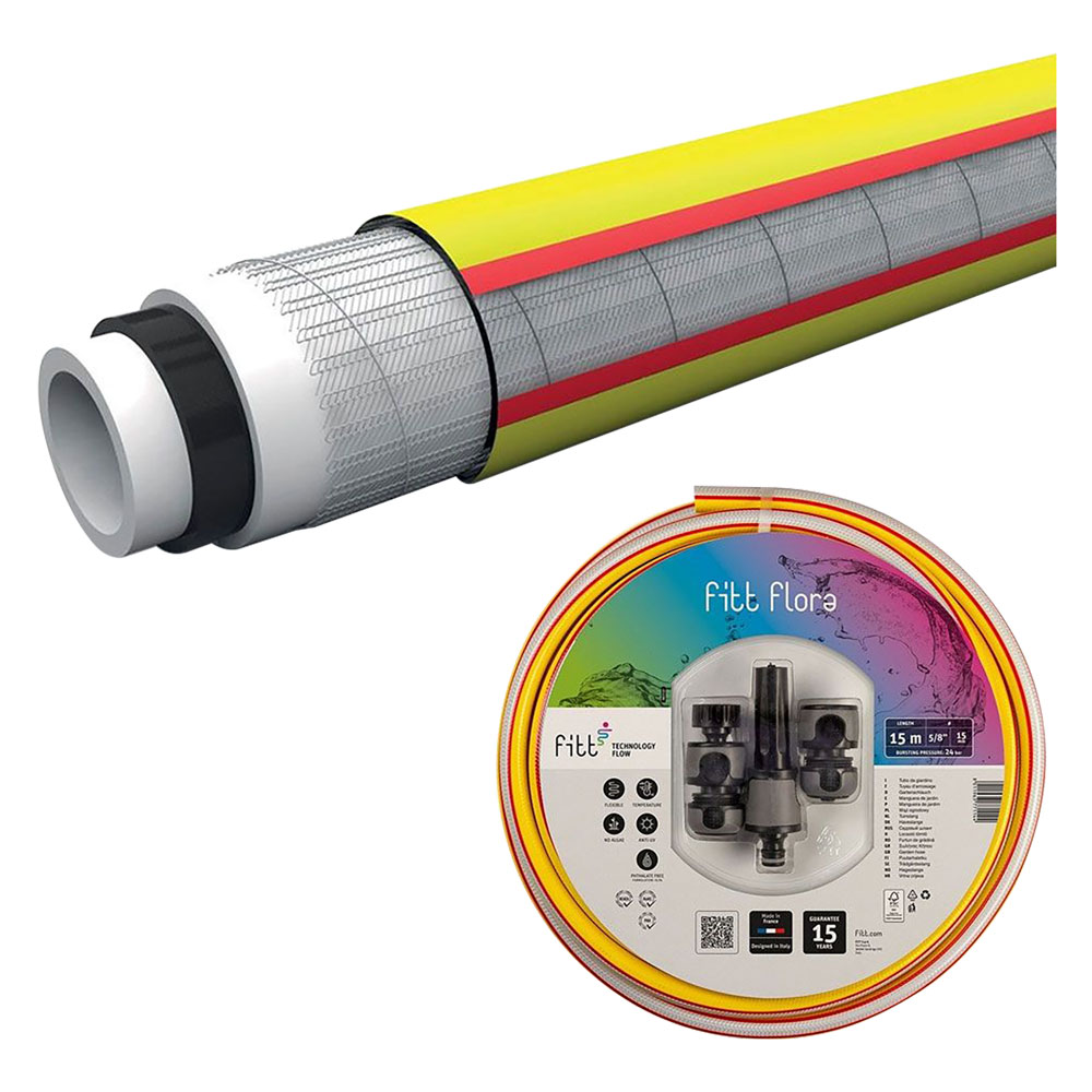 Tubo con kit ‘flora’ mm 15 x mt 15 – 5/8 Fitt