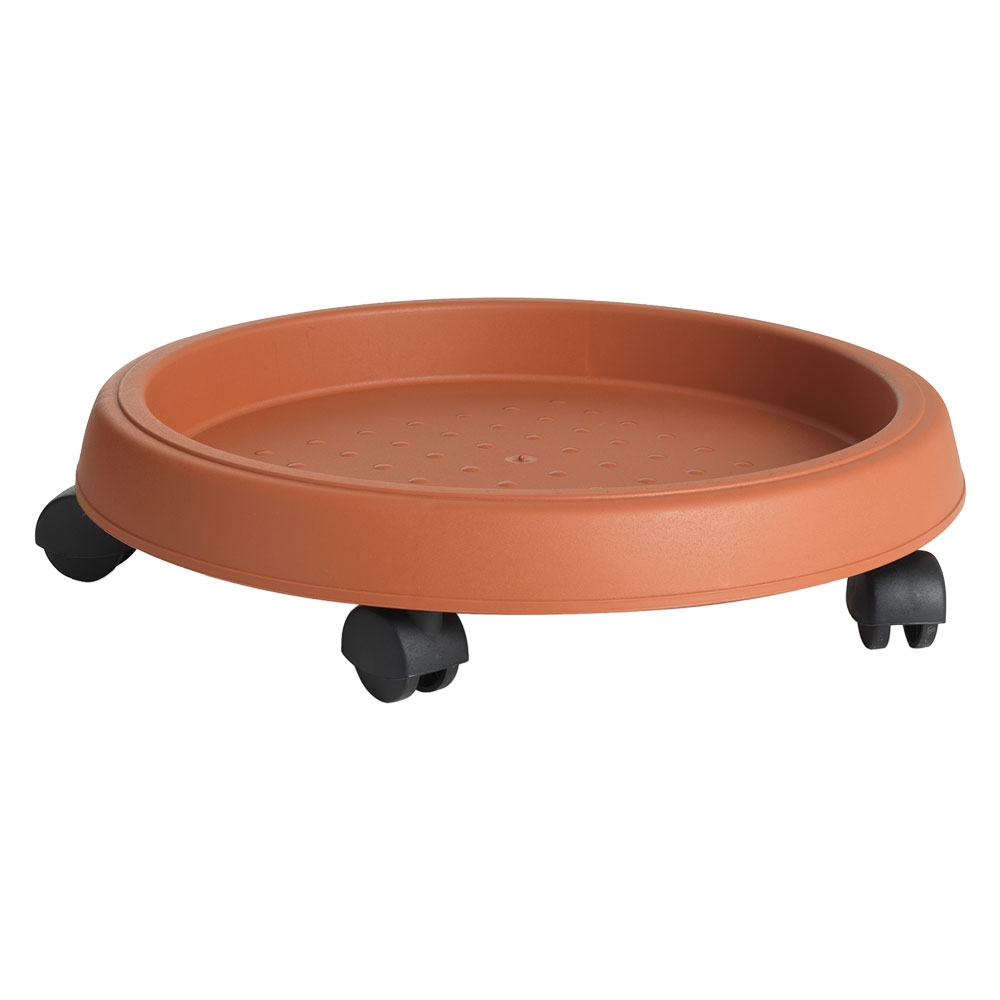 Sottovaso circolare con ruote Ø 25 cm Bama