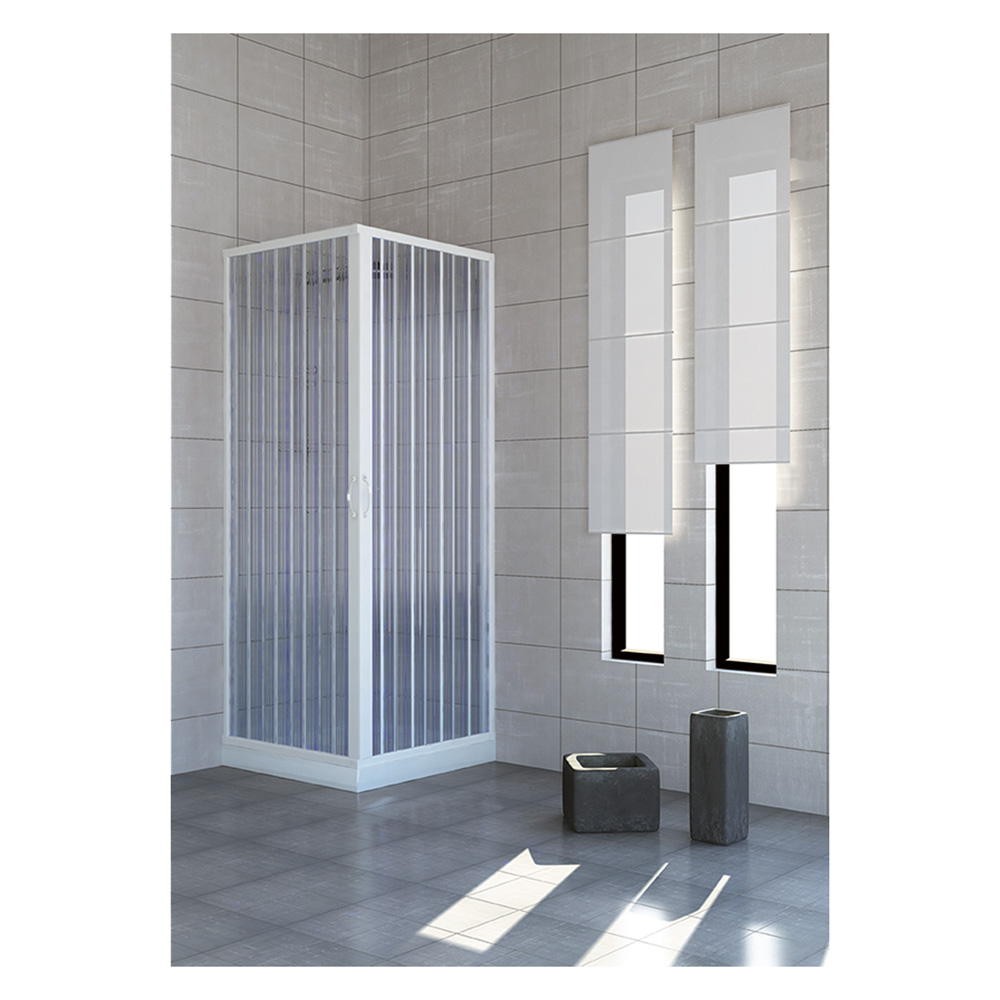Box doccia a due porte ‘nilo’ cm 80 x 100 – h 185 Fluxy