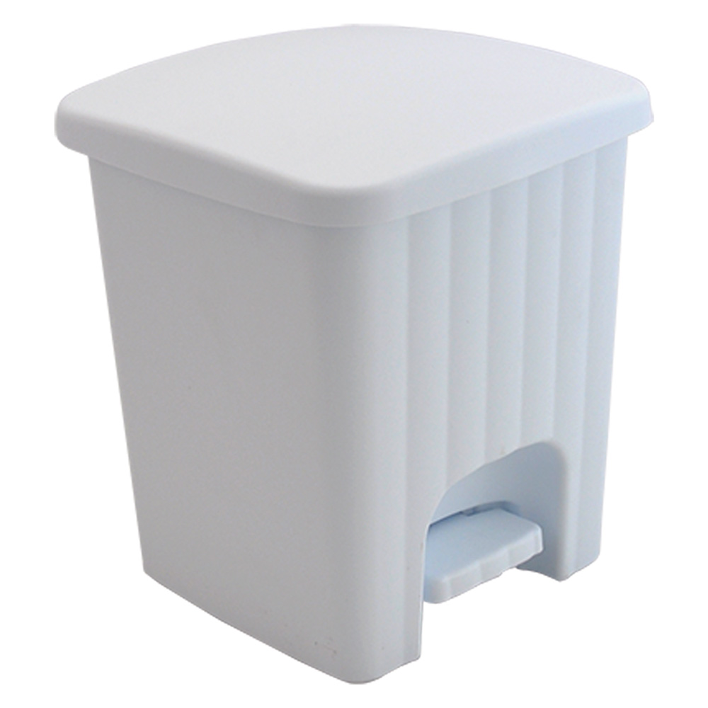 Pattumiera a pedale ‘pedalina’ lt. 4,5 – col. bianco Stefanplast