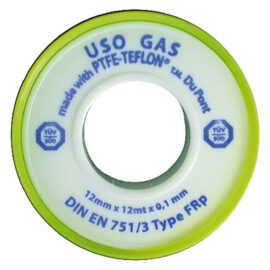 Nastro teflon per gas 'professionale' 1/2x12 mt. x0,1 mm - cf. 10 rt. Viky