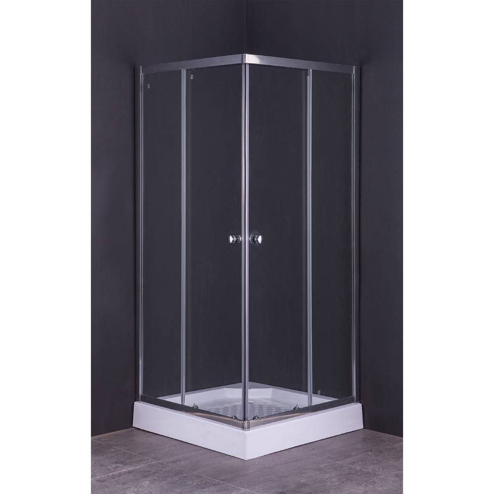 Box doccia cristallo a due porte ‘giada’ cm 80 x 100 – h 185 Fluxy