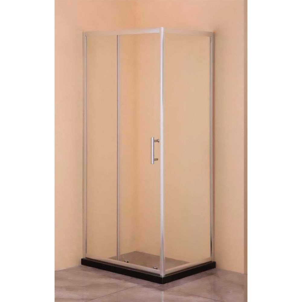 Box doccia cristallo fisso piu’ scorrevole ‘diaman cm 80 x 100 – h 185 Fluxy