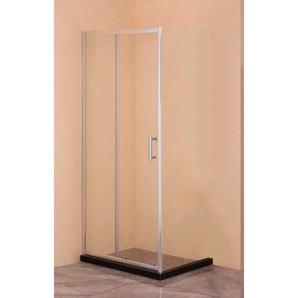 Pannello cristallo scorrevole per box doccia ‘diam cm 100 x h 185 Fluxy