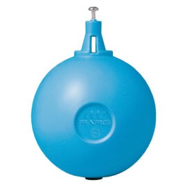 Sfera tonda in plastica Ø 150 mm. Senza marca