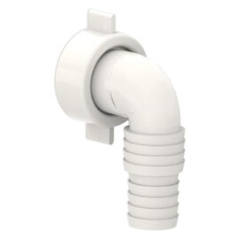 Raccordo portagomma curvo f 1 - Ø 20 / 23 mm. Bonomini